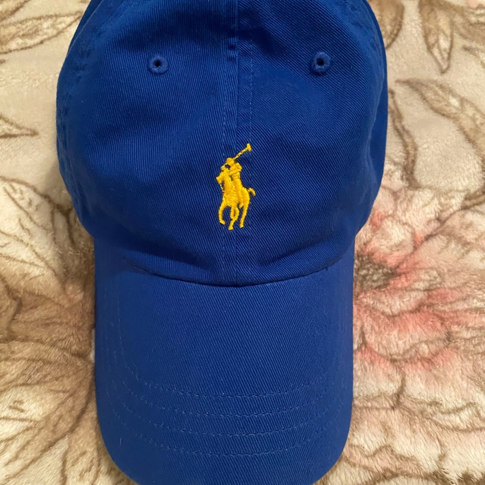 Blue polo hat